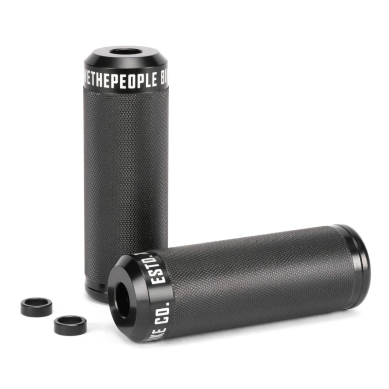 WTP SINUS alloy pegs, Black (Pair)